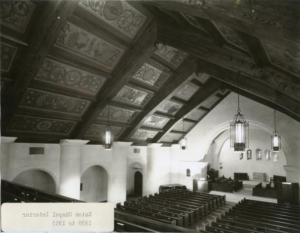 1938-1954年伊顿教堂内部